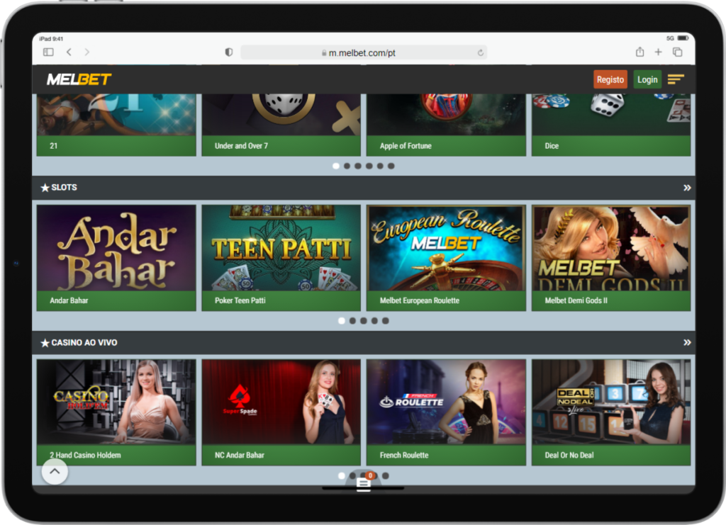 Casino mobile site