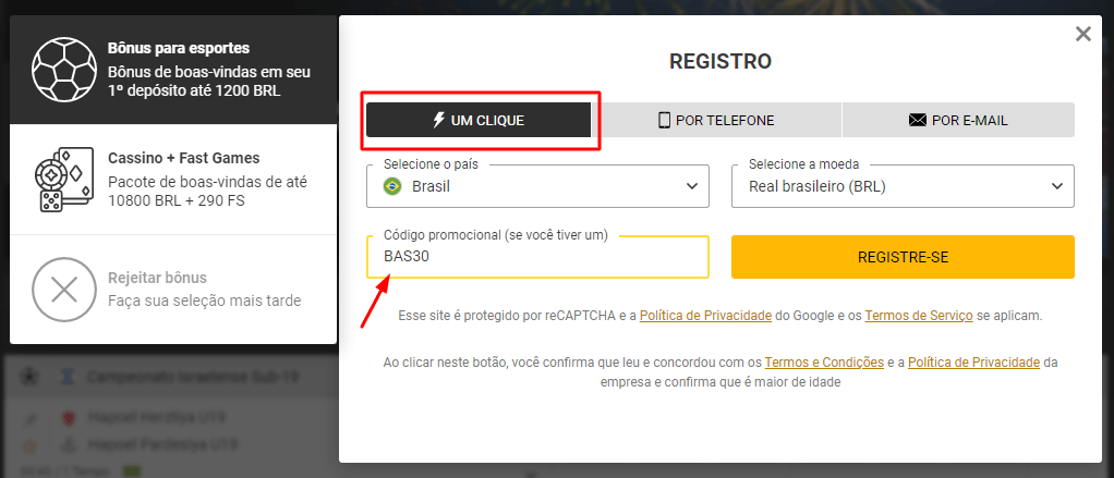 Crie sua conta gratuita na Melbet instantaneamente com a opção de registro em um clique.