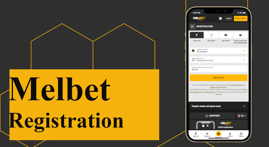 How to register a free account to start using the Melbet mobile platform